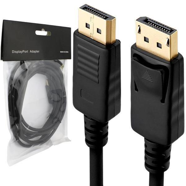 Imagem de Cabo Displayport 1.2 4K 3M Blindado Cb0405