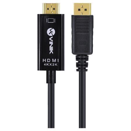 Imagem de Cabo Displayport 1.3 Para Hdmi 2.0 4k 30hz Ultra Hd 2 Metros - H20dp13-2