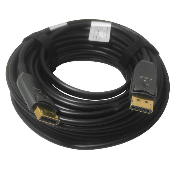 Cabo Displayport 1.4 Fibra Óptica de 10 Metros - 8K@60Hz - Win Cabos Imagem de Cabo Displayport 1.4 Fibra Óptica de 10 Metros - 8K@60Hz