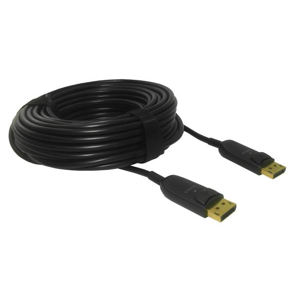 Cabo Displayport 1.4 Fibra Óptica de 10 Metros - 8K@60Hz - Win Cabos Imagem de Cabo Displayport 1.4 Fibra Óptica de 10 Metros - 8K@60Hz