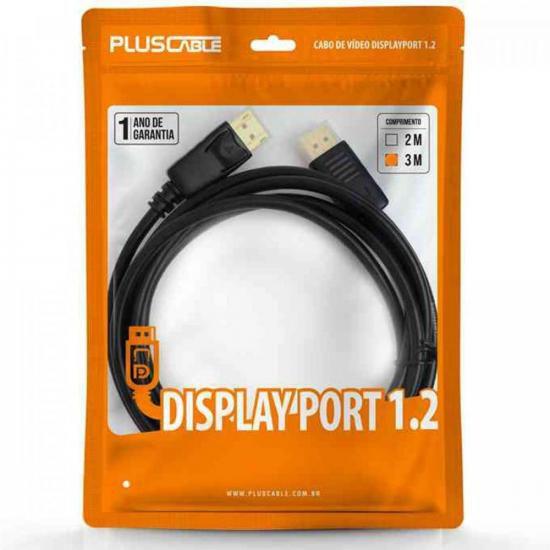 Imagem de Cabo DisplayPort 2m DP1220 Preto Plus Cable