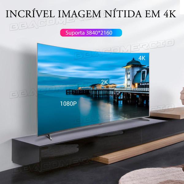 Imagem de Cabo Displayport 4k 3D 144Hz Ultra High HD 1 Metros Vention