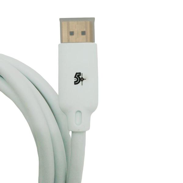 Imagem de Cabo displayport macho branco 2m 018-7493