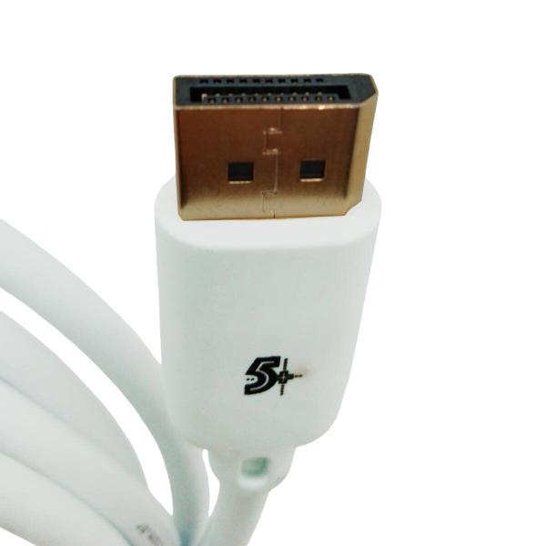 Imagem de Cabo displayport macho branco 2m 018-7493