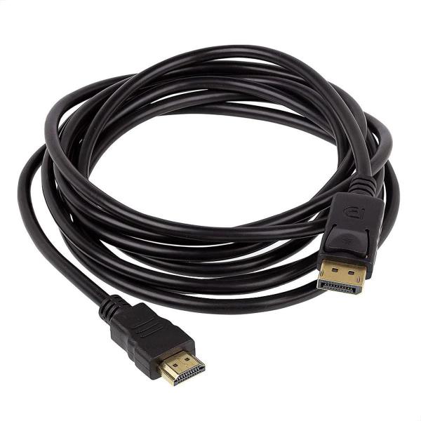 Imagem de Cabo Displayport Para Hdmi - 2 Metros - Kit 5