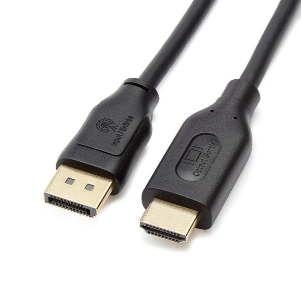 Imagem de Cabo DisplayPort para HDMI Amazon Basics 4k @30Hz 1,8 m Pacote de