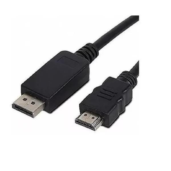 Imagem de Cabo Displayport Para Hdmi Blindado (DP Macho x HDMI Macho) 1,8 Mt