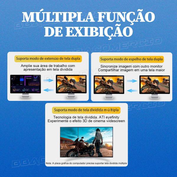 Cabo Displayport Vention 8k Ultra HD Speed 32gb Pc Gamer 3m Imagem de Cabo Displayport Vention 8k Ultra HD Speed 32gb Pc Gamer 3m