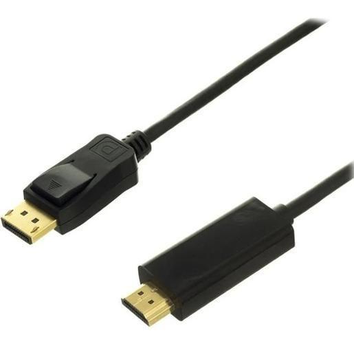 Imagem de Cabo Displayport X Hdmi Tomate Mcb-021 1,8Mt Preto