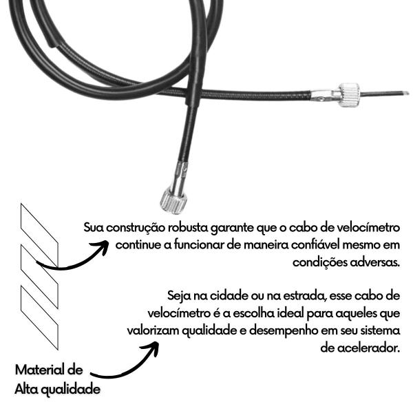 Imagem de Cabo Do Velocímetro Para Yamaha Xtz 125 K E Xe Todos Os Anos