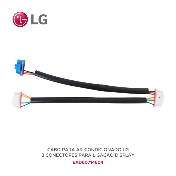 Imagem de Cabo Duplo 3 Terminais LG Original ead60714604 Display 15cm