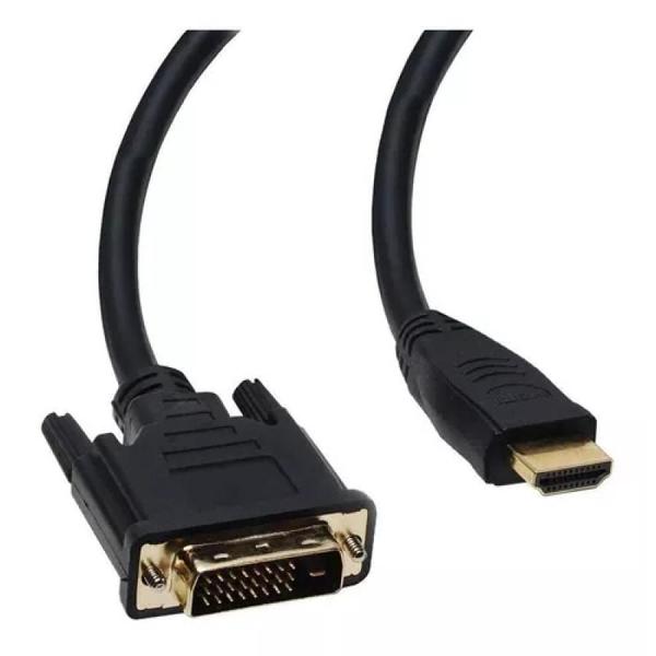 Imagem de Cabo dvi 241 x hdmi macho 2m preto 018-8702 chipsce 5