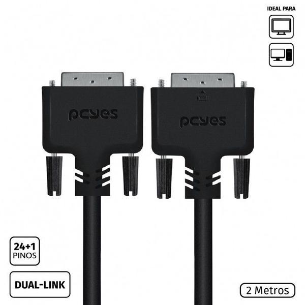 Imagem de Cabo dvi-d 24+1 para dvi-d 24+1 dual-link 2 metros - pddl-2