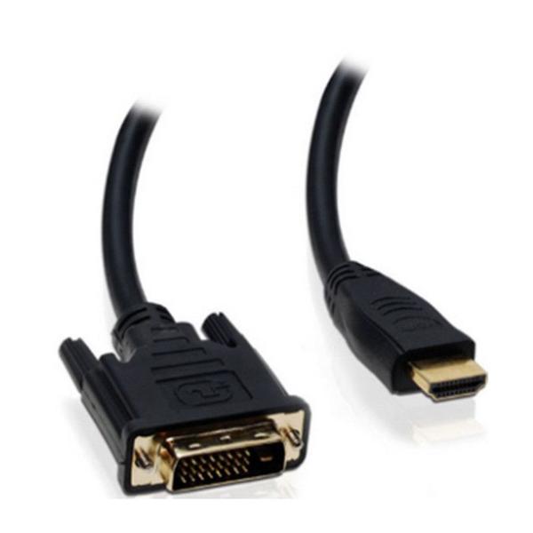 Cabo Dvi Macho x Hdmi Macho Imagem Nitidas 1,8 Metros - A.R Variedades MT Imagem de Cabo Dvi Macho x Hdmi Macho Imagem Nitidas 1,8 Metros