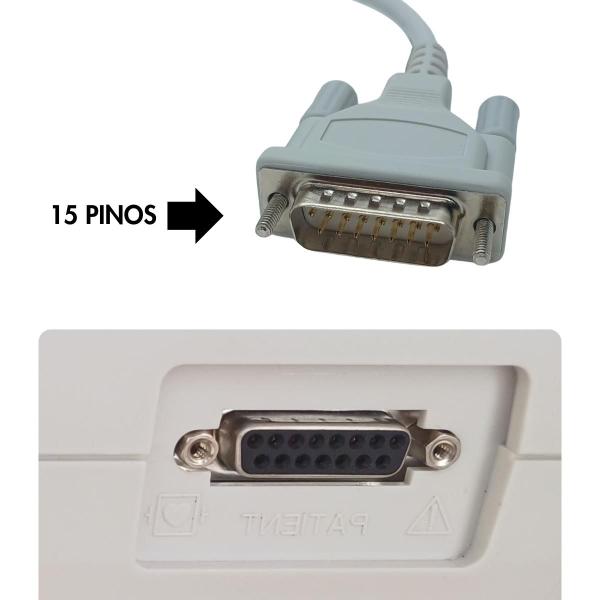 Imagem de Cabo Ecg 10 Vias Bionet Cardiocare 2000 3000