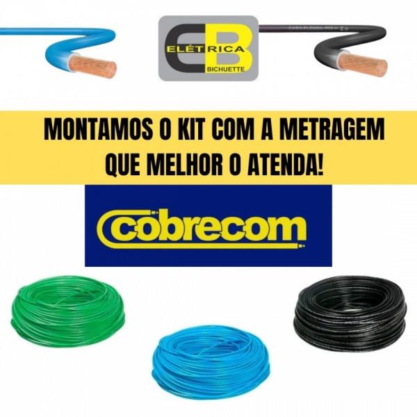 Imagem de Cabo eletrico flexivel 16mm preto 50 metro cobrecom imetro