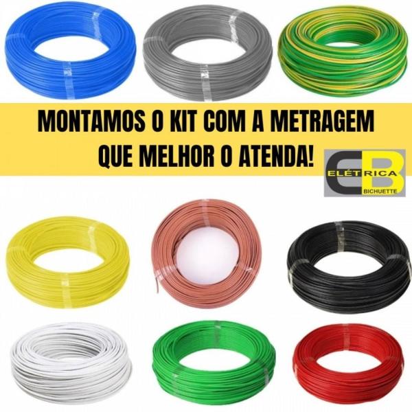 Imagem de Cabo eletrico flexivel 6mm preto 10 metro cobrecom imetro