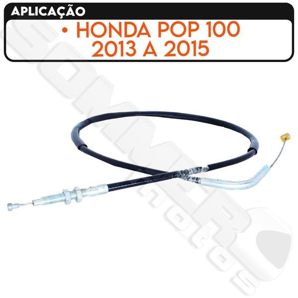 Imagem de Cabo Embreagem Honda Pop 100 2013 A 2015 Zark