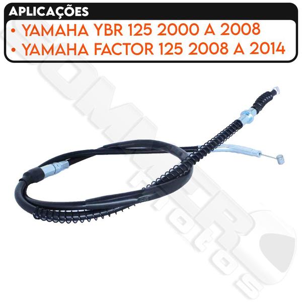 Imagem de Cabo Embreagem Yamaha Ybr 125/ Factor 125 2000 a 2014 T-mac