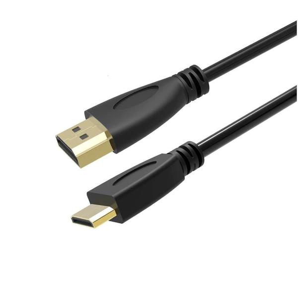 Imagem de Cabo Espiral Hdmi X Mini-Hdmi 2.0 4K De Alta Velocidade 30Cm