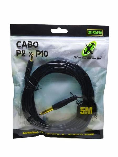 Imagem de Cabo Estéreo P2xP10 2/3/5m Adaptador - XC-P2x10