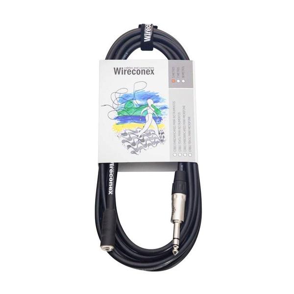 Cabo Extensão Fone De Ouvido Phc05 P10 1/4 Trs X P2 3,5 Wireconex Imagem de Cabo Extensão Fone De Ouvido Phc05 P10 1/4 Trs X P2 3,5 Wireconex