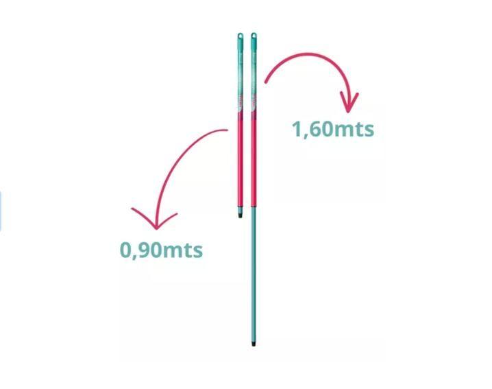 Imagem de Cabo Extensor 1,6m para Vassoura Rodo Noviça  Regulador