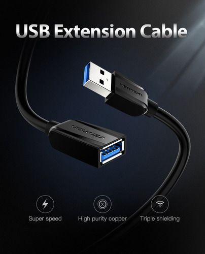 Imagem de Cabo Extensor Extensão Usb 3.0 Ultra Rápido  2m