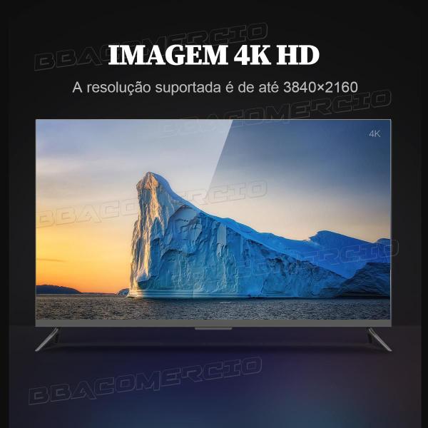 Imagem de Cabo Extensor Hdmi 2.0 4k 60Hz Para Consoles Tela Monitor 1m