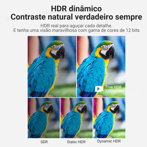 Imagem de Cabo Extensor HDMI 2.1 8k Blindado Banhado Ouro Vention 1m