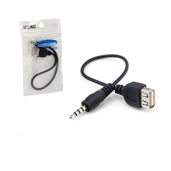 Imagem de Cabo Extensor P2 Para USB Fêmea 20 cm LE-1012 - Lelong