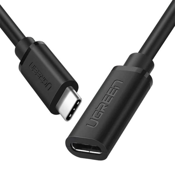 Imagem de Cabo Extensor Ugreen Usb C 3.1 Macho Fêmea 5Gbps 0,5 Metros