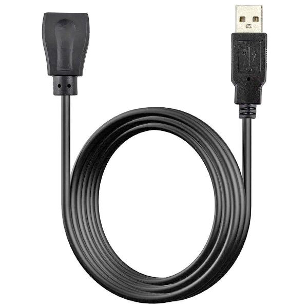 Imagem de Cabo Extensor USB 10 Metros AM+AF Macho x Fêmea Extensão com Filtro contra Interferências NT 03939 Preto