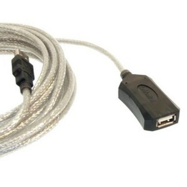 Imagem de Cabo Extensor USB 2.0 Amplificado Ativo 10m Macho-a Fêmea-a