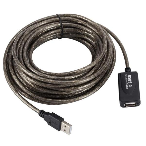 Imagem de Cabo Extensor USB 2.0 Amplificado Ativo 5m Macho-a Fêmea-a