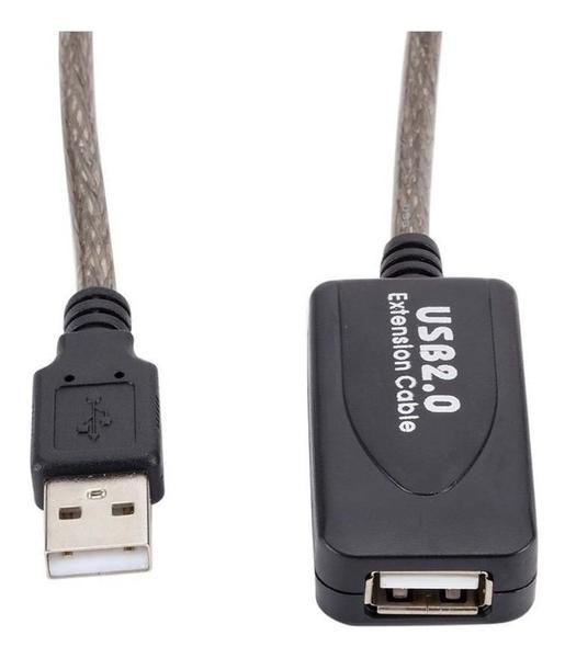 Imagem de Cabo Extensor Usb 2.0 Ativo Amplificado 10M Macho Fêmea