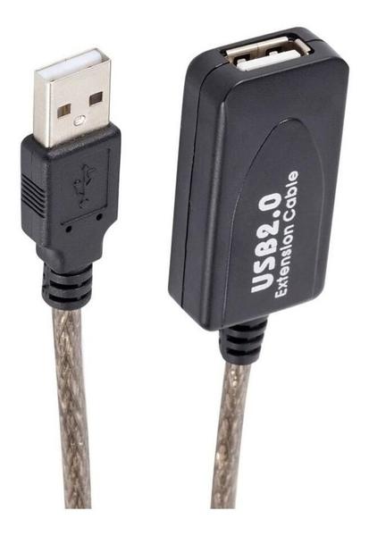 Imagem de Cabo Extensor Usb 2.0 Ativo Amplificado 10M Macho Fêmea