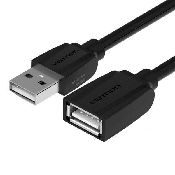 Imagem de Cabo Extensor USB 2.0 Extensao Pendrive Tv Pc 1,5m Vention