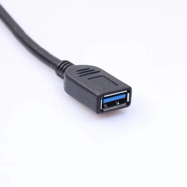 Imagem de Cabo Extensor USB 3.0 A Macho/Fêmea - 1m - 5Gbps