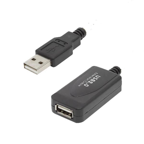 Cabo Extensor Usb Amplificado 10 Metros Macho-a Fêmea-a - Power Imagem de Cabo Extensor Usb Amplificado 10 Metros Macho-a Fêmea-a