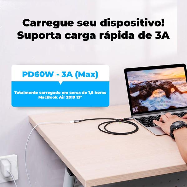 Imagem de Cabo Extensor USB C 3.1 Extensao Hd Externo Note 1m Vention