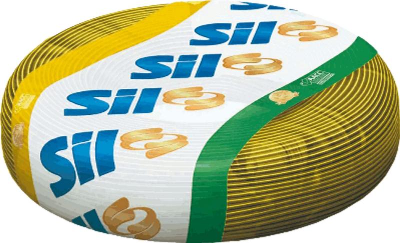 Cabo Fio Elétrico Flexível 2,5mm Sil 100 Metros Cores - Sil Imagem de Cabo Fio Elétrico Flexível 2,5mm Sil 100 Metros Cores - Sil