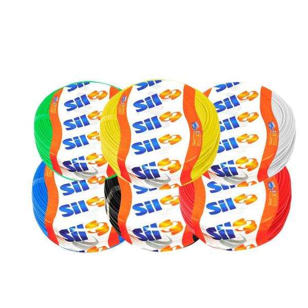 Cabo Fio Flexível Sil Cores - 2,5mm / 40 Metros Imagem de Cabo Fio Flexível Sil Cores - 2,5mm / 40 Metros