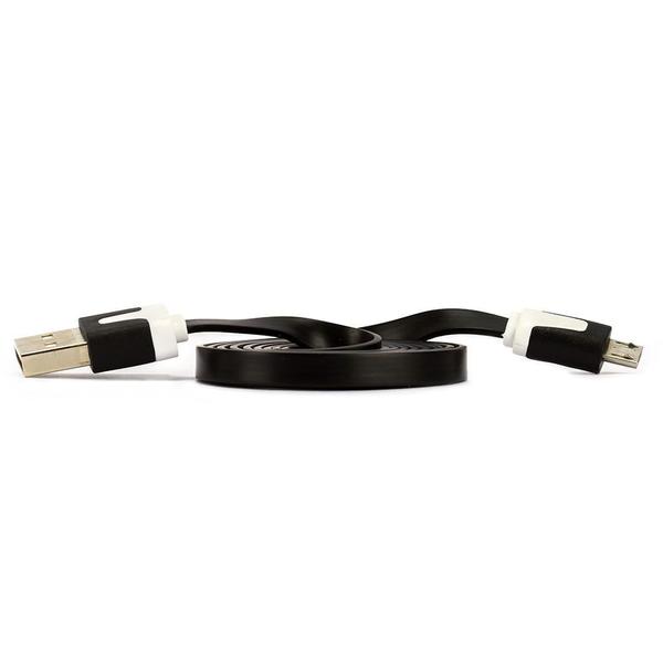 Imagem de Cabo Flat USB Macho para Micro USB Macho