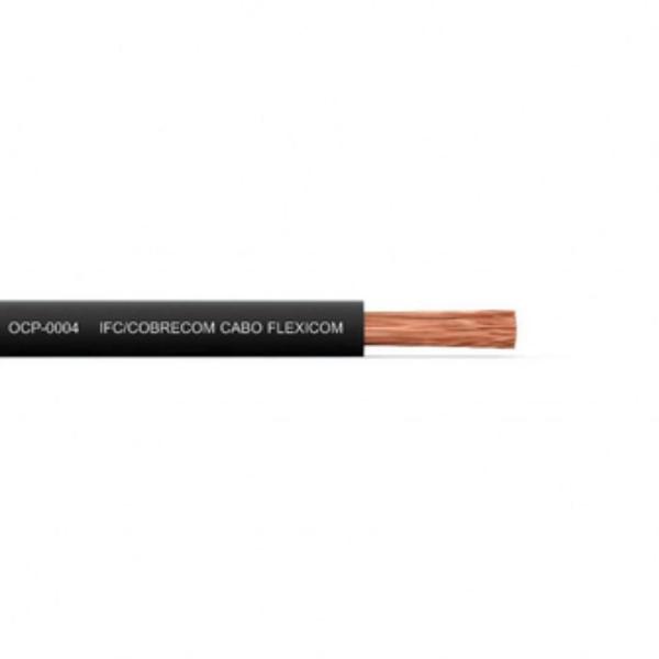 Cabo Flexicom 750V 4,00mm² PRETO - Rolo 50m - Cobrecom Imagem de Cabo Flexicom 750V 4,00mm² PRETO - Rolo 50m - Cobrecom