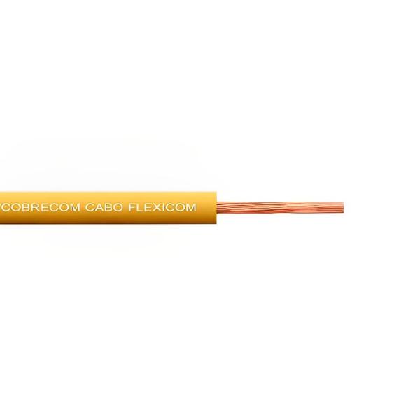 Imagem de Cabo Flexicom Amarelo de Cobre 750 Volts com 100 Metros 2,5mm - 1150501401 - COBRECOM