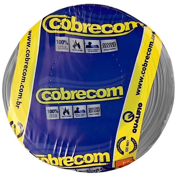 Imagem de Cabo Flexicom Cinza de Cobre 750 Volts com 100 Metros 4,0mm - 1150608401 - COBRECOM