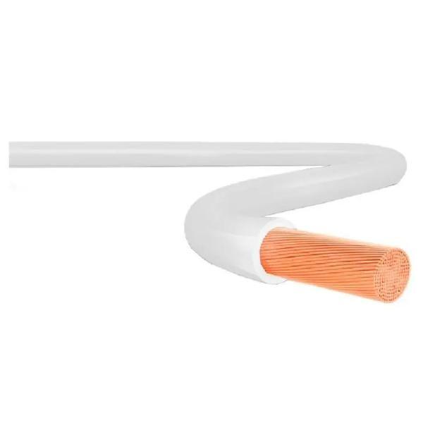 Imagem de Cabo flexível 0,5mm branco 750v - 100mts - condutores nbr