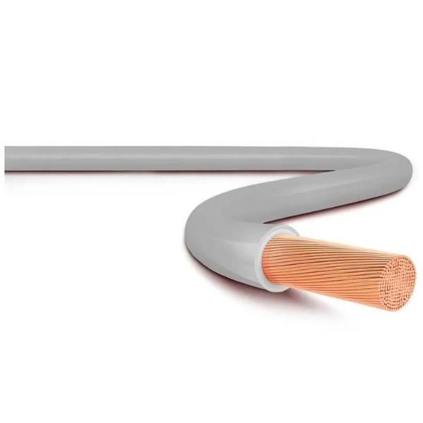 Cabo flexível 0,5mm cinza 750v - 100mts - condutores nbr Imagem de Cabo flexível 0,5mm cinza 750v - 100mts - condutores nbr