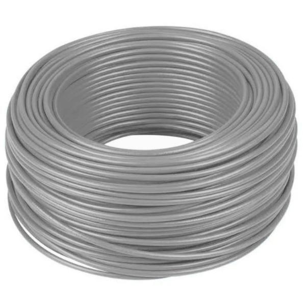 Cabo flexível 0,5mm cinza 750v - 100mts - condutores nbr Imagem de Cabo flexível 0,5mm cinza 750v - 100mts - condutores nbr